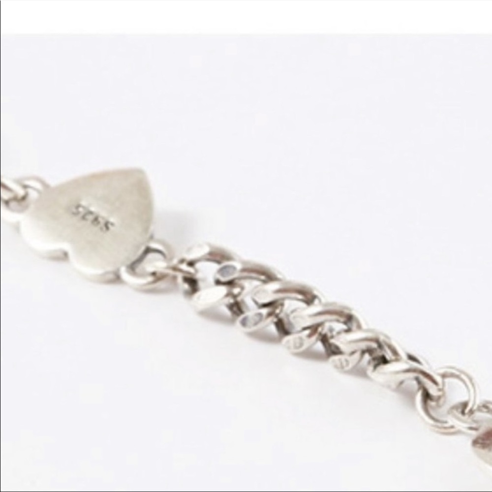 NEW HEART 925 STERLING SILVER NECKLACE, NICE NECKLACE, CUTE NECKLACE - Picture 5 of 6